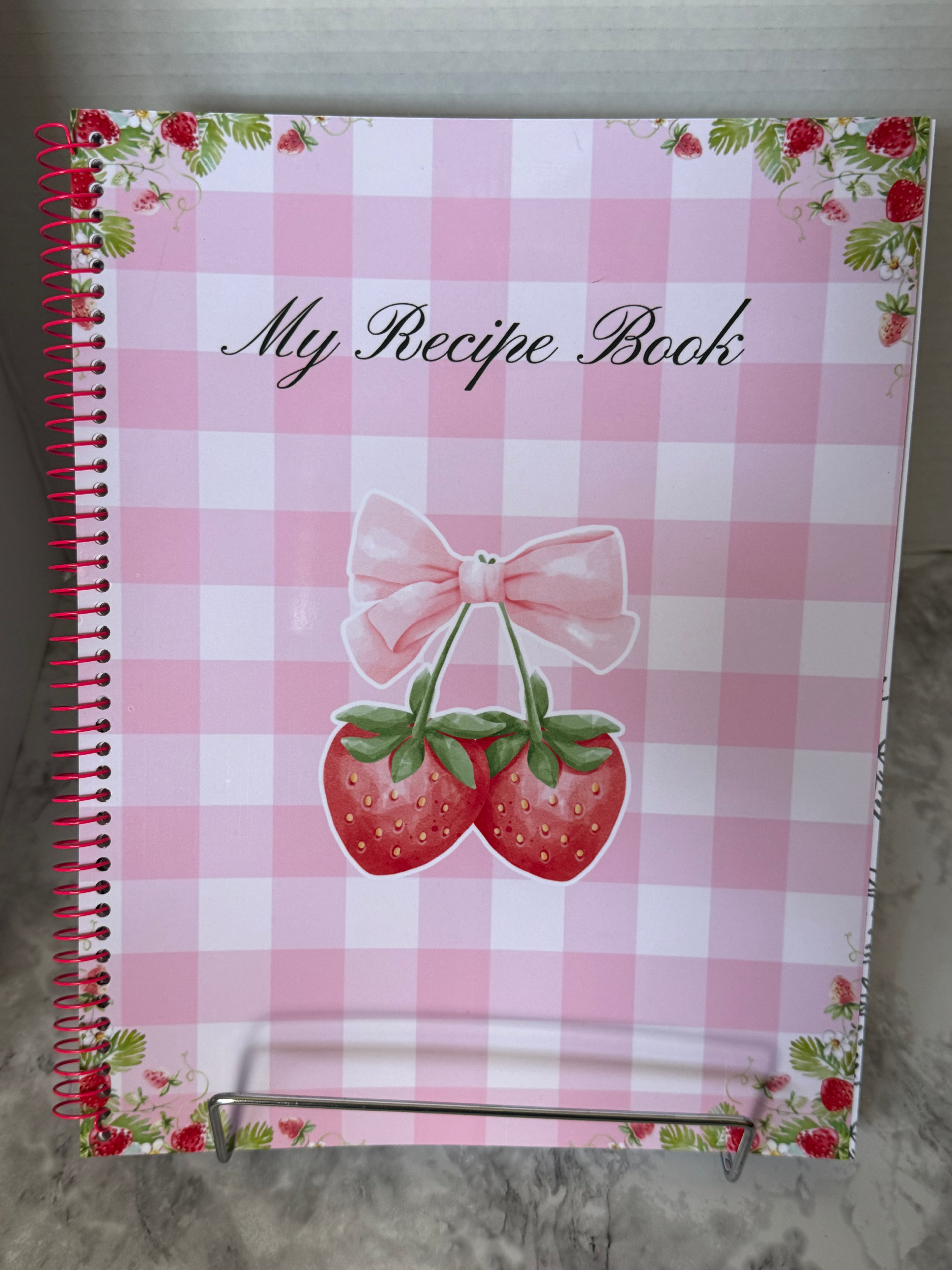 Strawberry Recipe Notebook