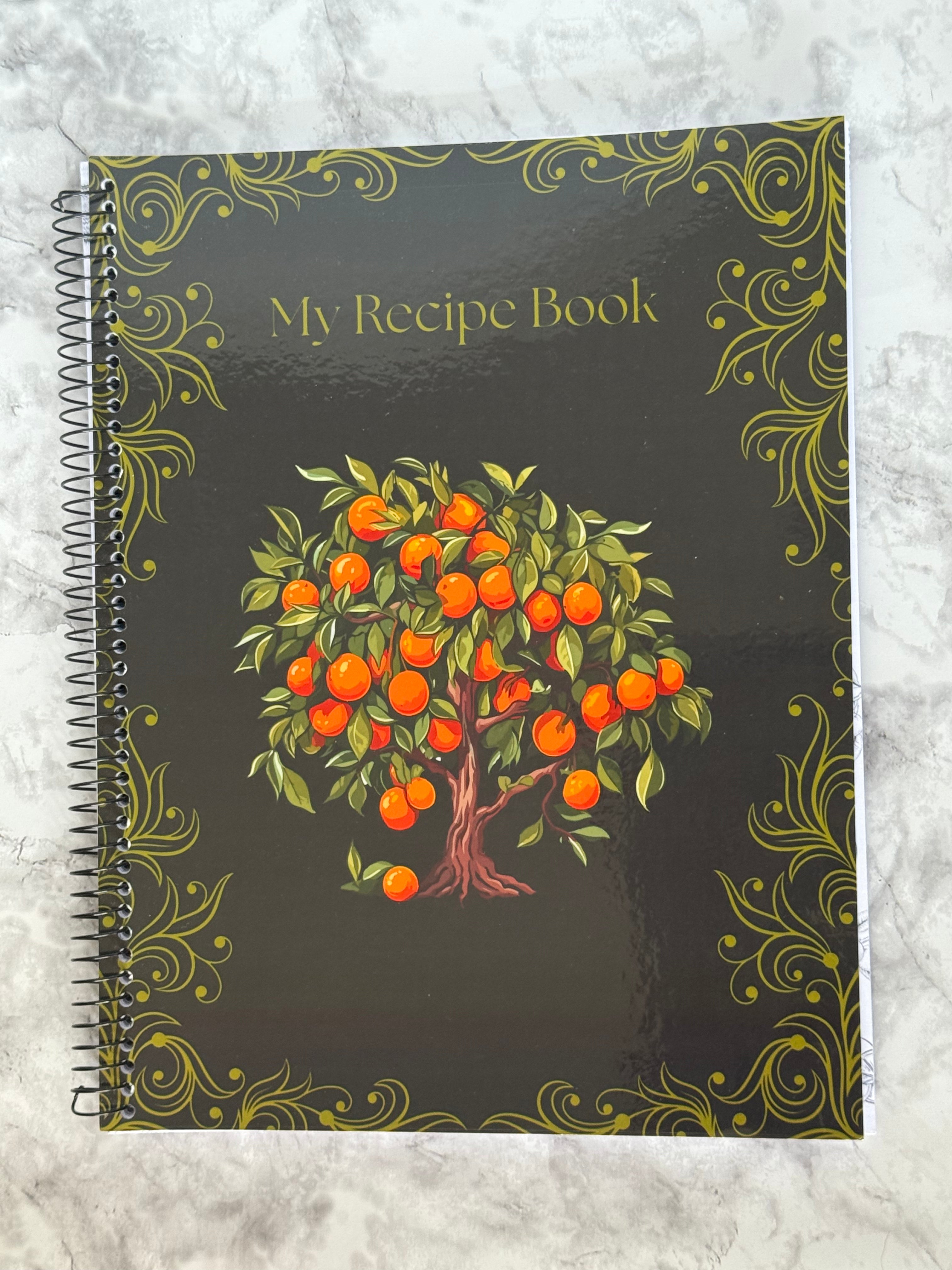 Orange Recipe Notebook