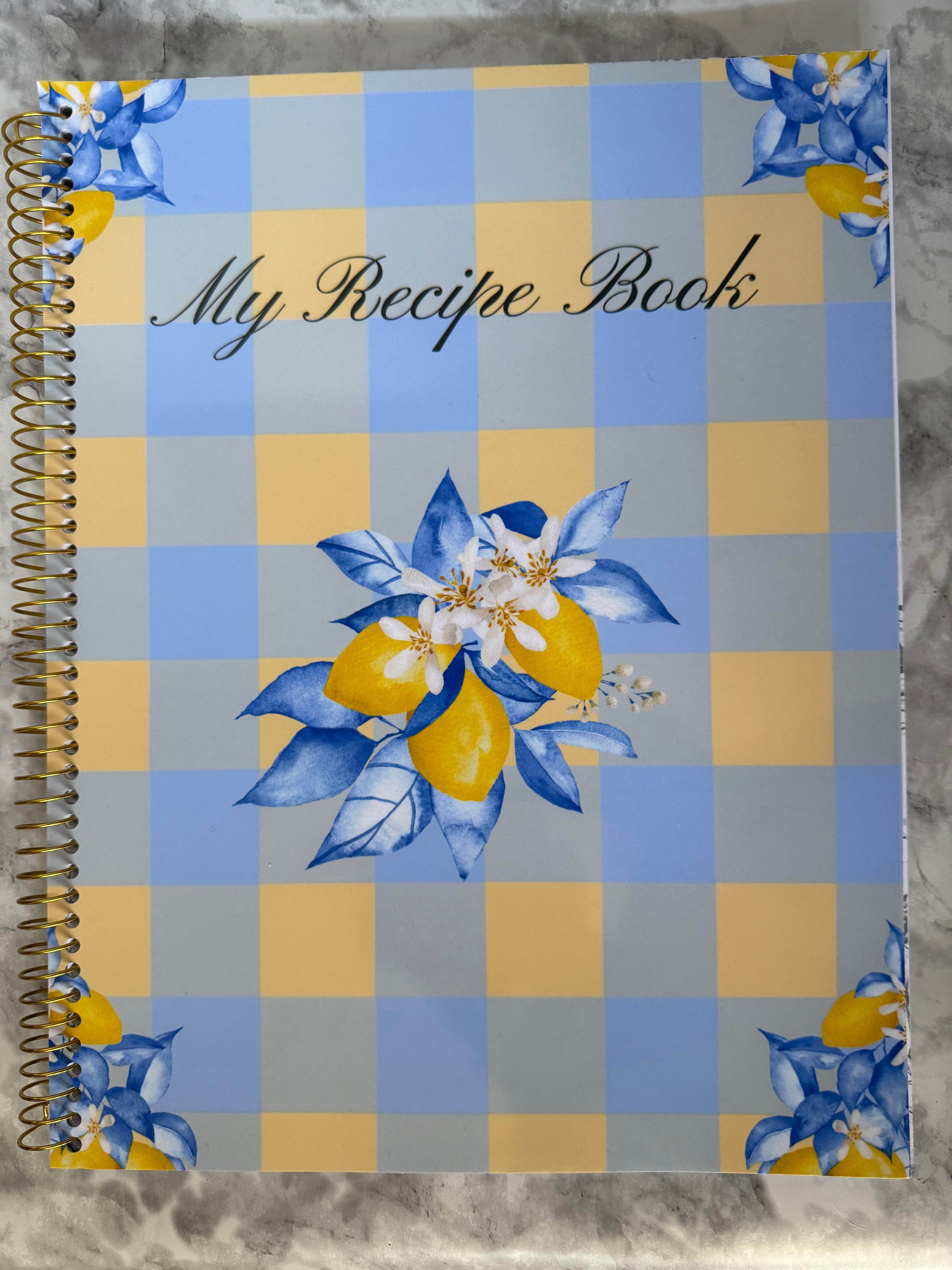 Blue Lemon Recipe Notebook